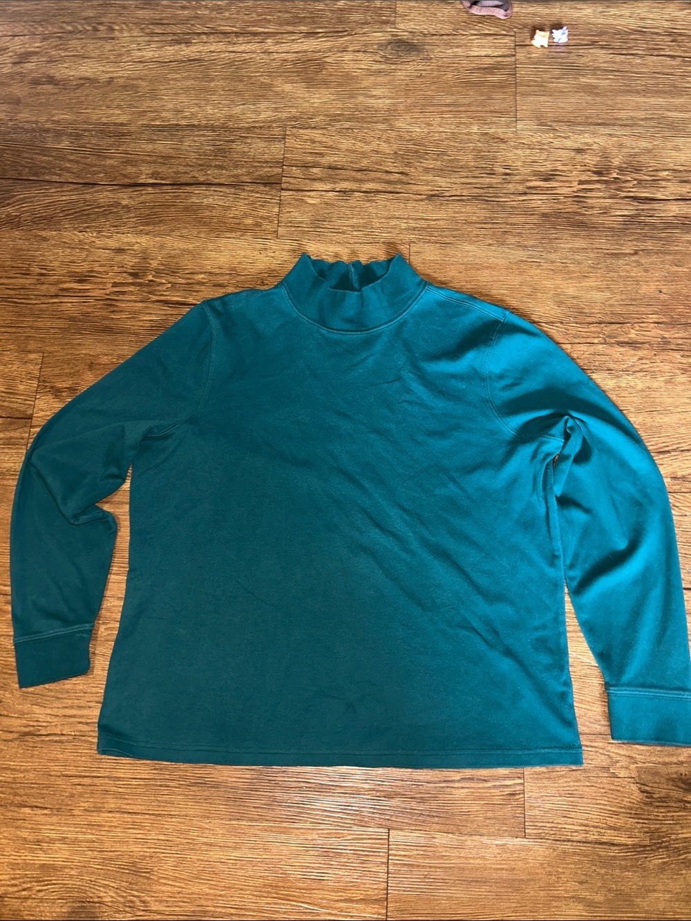 Women's Emerald Green L.L Bean Turtleneck Top